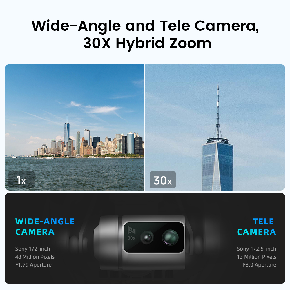 FIMI X8 Tele Max New Drone Wid - Dji Drone Air 3 recension och pris