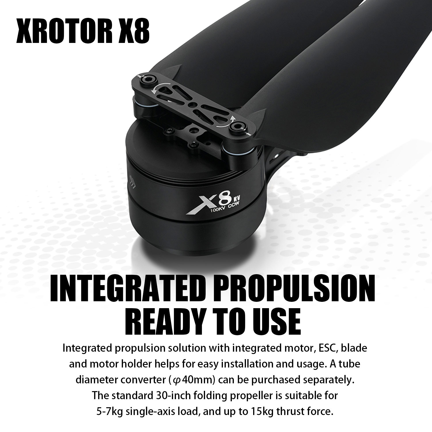 X8 Power System Kit: 100KV Mot - Drone Kit Heavy Lift recension och pris