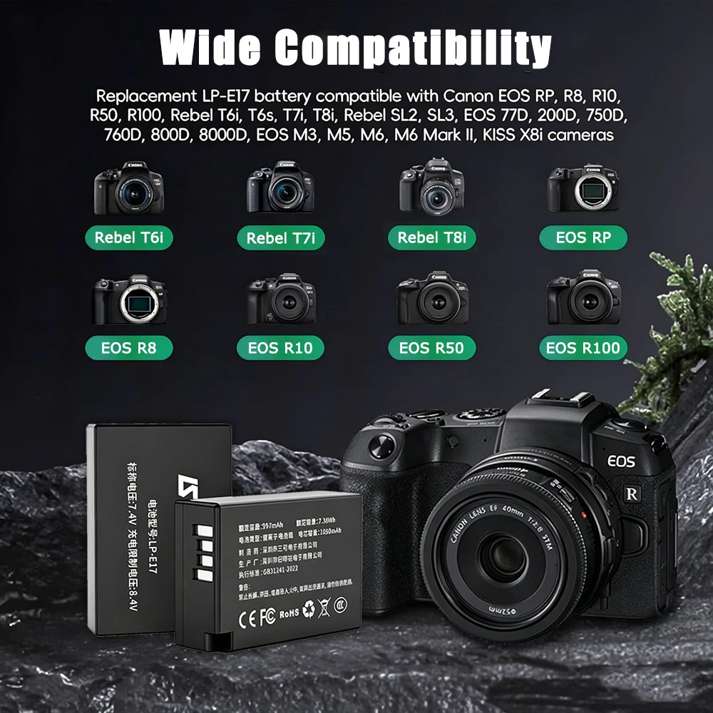 LP-E17 Battery for Canon Camer - Canon Camera Eos R8 recension och pris