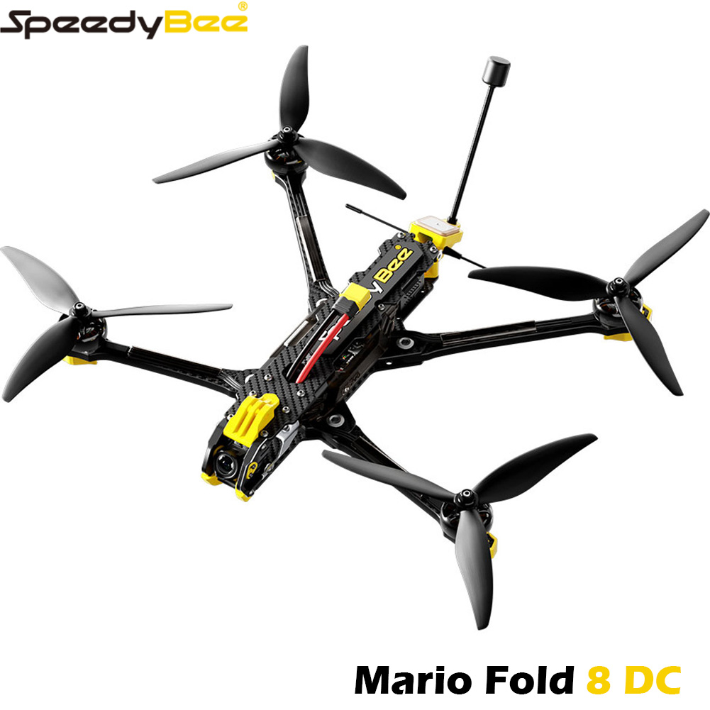 SpeedyBee Mario Fold 8 DC O3 K - Drone Kit Fpv recension och pris