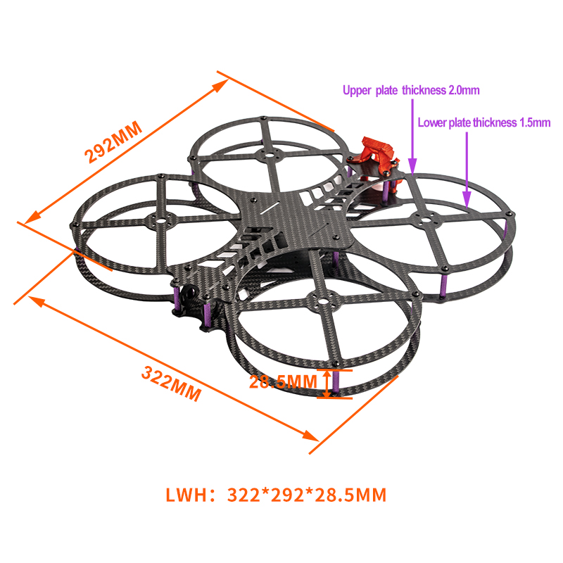NEW 5 inch AOS Cine O5 EVO V1. - Drone Kit Racing recension och pris